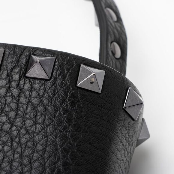 Valentino Grainy Calfskin Rockstud Flip Lock Flap Small Crossbody - Picture 12 of 12